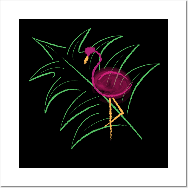 Party, flamingo, club Wall Art by Lady_M